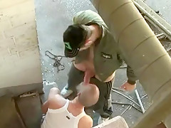 Macho pigs outdoor cum prolls
